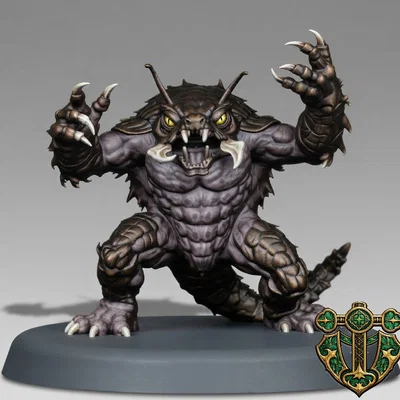 Mô hình Umber Hulk 2 cho game RPG