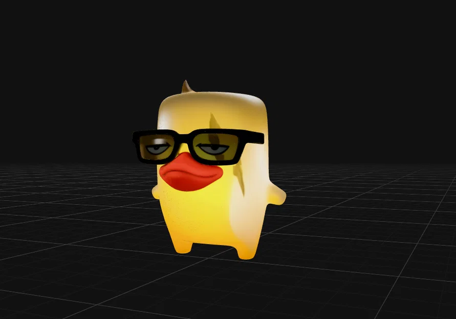 Duck Sprite - Mô hình sinh vật giả tưởng đáng yêu - Image 3