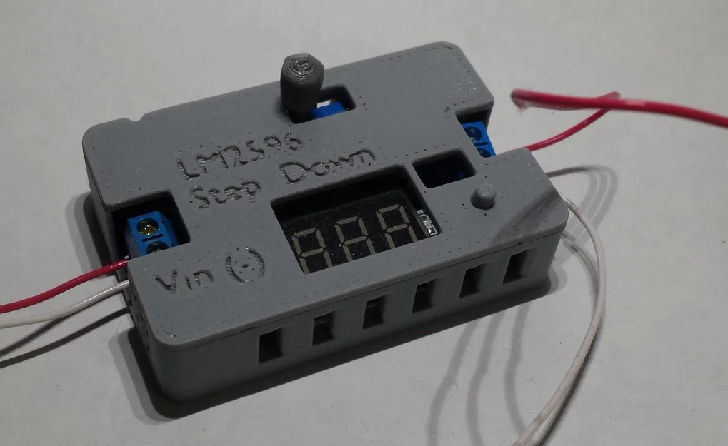 Hộp Đựng Mạch Hạ Áp LM2596 (Buck Converter) Dạng Lắp Ghép Không Vít - Image 2