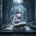 Mô hình Nàng Elf Ngồi (Seated Elf) - Thumbnail 1