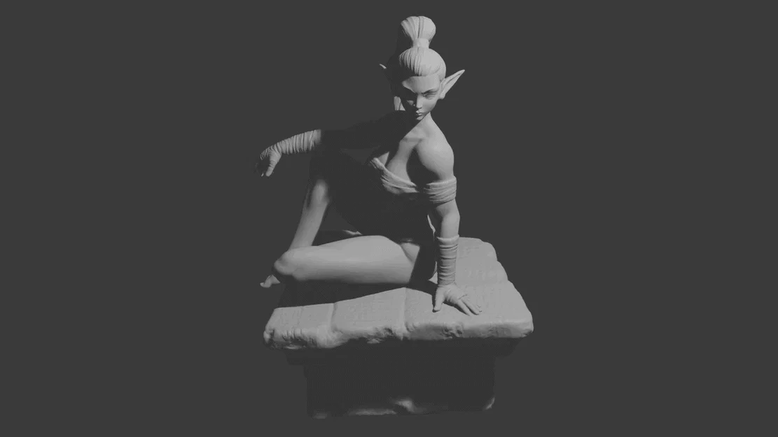 Mô hình Nàng Elf Ngồi (Seated Elf) - Image 2