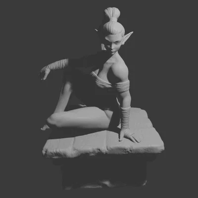 Mô hình Nàng Elf Ngồi (Seated Elf)
