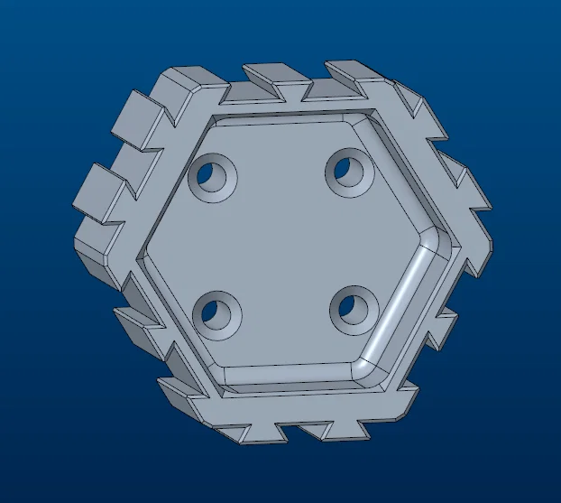 Hệ thống kệ treo tường dạng tổ ong (Modular honeycomb wall organizer) - Image 5