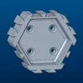 Hệ thống kệ treo tường dạng tổ ong (Modular honeycomb wall organizer) - Thumbnail 5