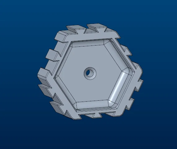 Hệ thống kệ treo tường dạng tổ ong (Modular honeycomb wall organizer) - Image 6
