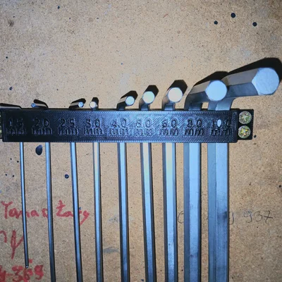 Giá treo lục giác Allen Key Holder 3D gắn tường chuyên nghiệp