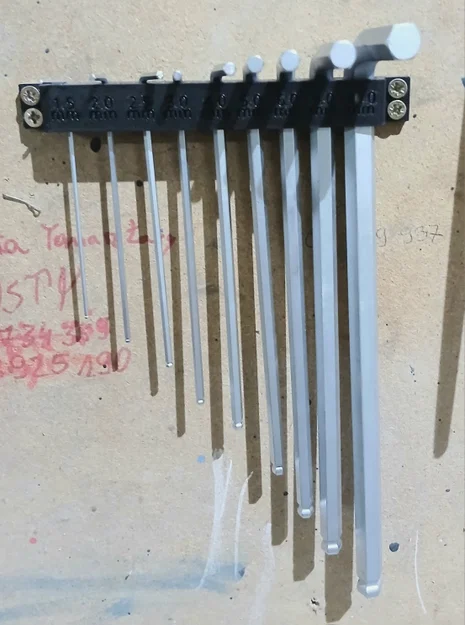 Giá treo lục giác Allen Key Holder 3D gắn tường chuyên nghiệp - Image 2