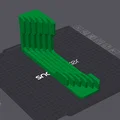 Khay đựng tấm nền in 3D 5 ngăn cho Bambu Lab A1 mini - Thumbnail 2