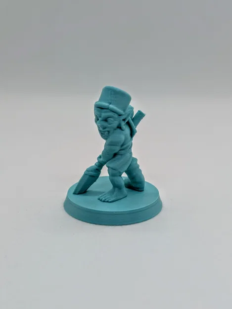 Mô hình Goblin cầm giáo FDM không cần support - Image 1