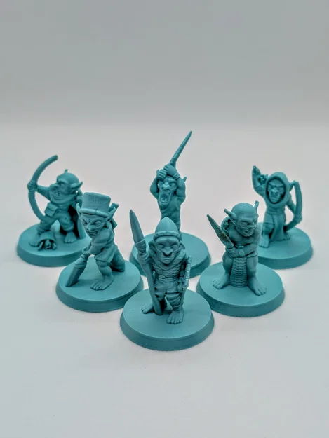 Mô hình Goblin cầm giáo FDM không cần support - Image 2