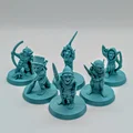 Mô hình Goblin cầm giáo FDM không cần support - Thumbnail 2