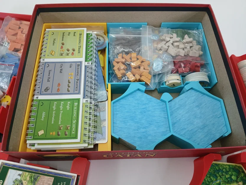 Bộ khay đựng Settlers of Catan - Gộp 5 hộp game vào còn 2 hộp - Image 2