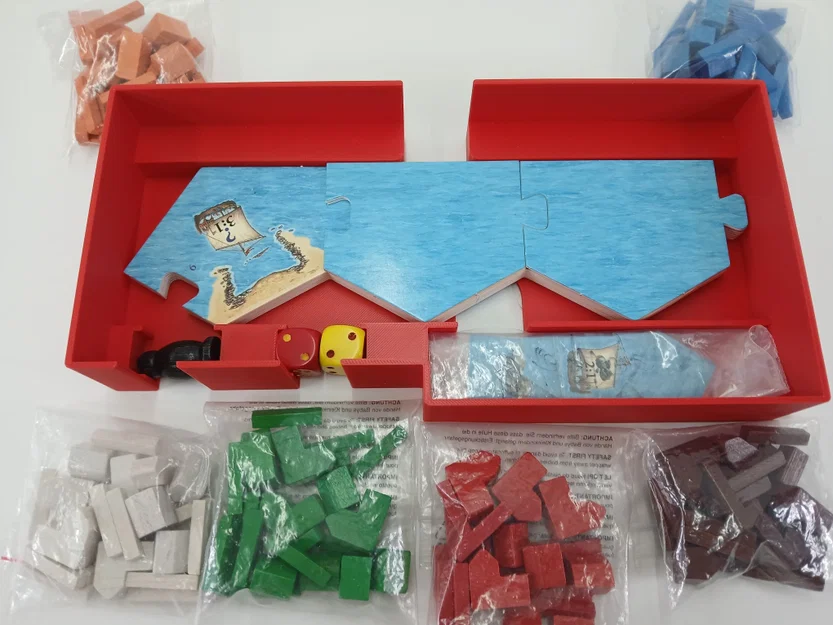Bộ khay đựng Settlers of Catan - Gộp 5 hộp game vào còn 2 hộp - Image 3