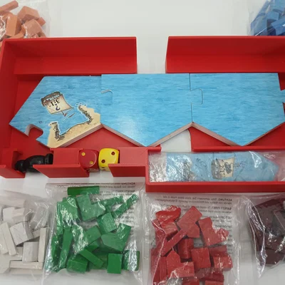 Bộ khay đựng Settlers of Catan - Gộp 5 hộp game vào còn 2 hộp