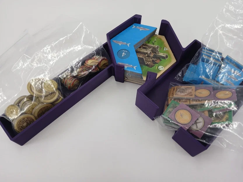 Bộ khay đựng Settlers of Catan - Gộp 5 hộp game vào còn 2 hộp - Image 9