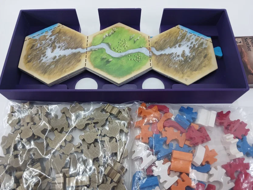 Bộ khay đựng Settlers of Catan - Gộp 5 hộp game vào còn 2 hộp - Image 11