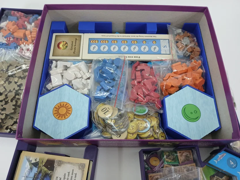 Bộ khay đựng Settlers of Catan - Gộp 5 hộp game vào còn 2 hộp - Image 12