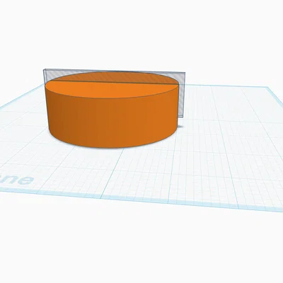Mô hình khối trụ cắt vát đơn giản cho in 3D