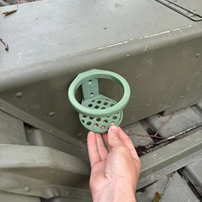 Giá để cốc gắn thuyền câu (Jon boat cup holder) in 3D siêu bền