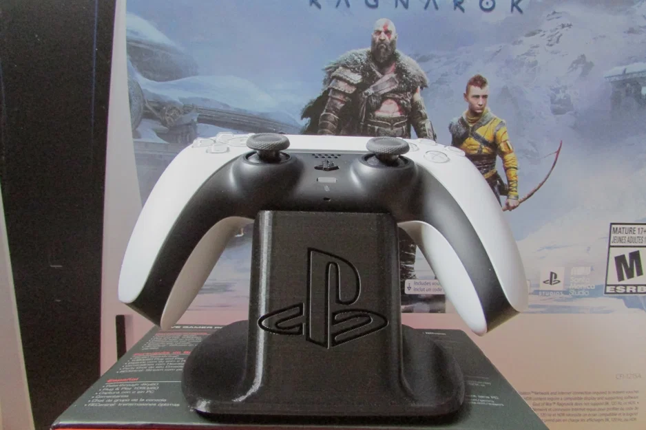 Đế treo tay cầm PS5 tích hợp logo PlayStation in 3D - Image 1