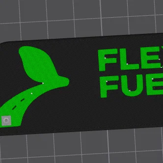 Móc khóa FlexFuel 3D độc đáo cho người mê xe (2 phiên bản)