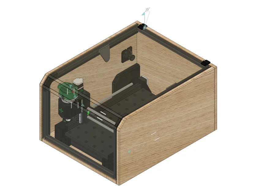 Bộ khung bao và hộp linh kiện điện tử cho máy E3CNC - Image 1