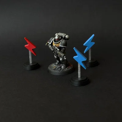 Token Battleshock 20mm - Phụ kiện đánh dấu cho Wargaming