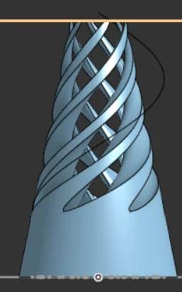 Mô hình hình nón xoắn (Spiral Cone Fidget) in 3D giải trí - Image 1