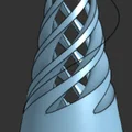 Mô hình hình nón xoắn (Spiral Cone Fidget) in 3D giải trí - Thumbnail 1