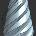 Mô hình hình nón xoắn (Spiral Cone Fidget) in 3D giải trí - Thumbnail 2