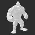 Mô hình Vịt Cơ Bắp / Vịt Hulk Gym - Tối ưu cho máy in 3D cơ bản - Thumbnail 1