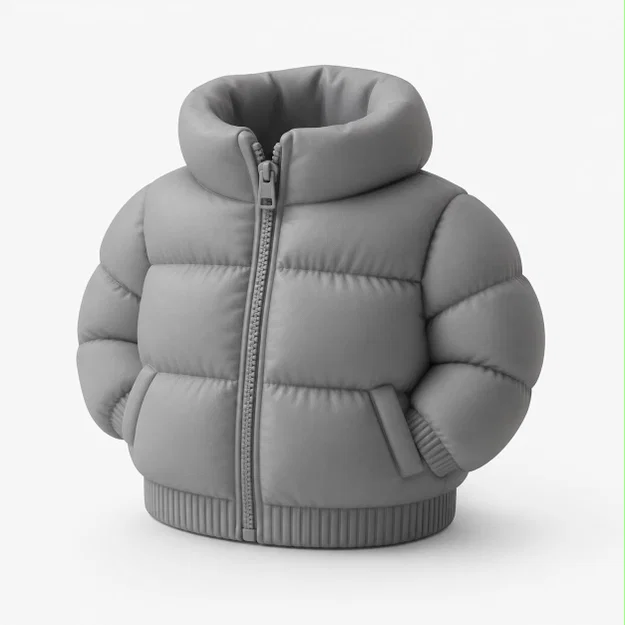 Mô hình áo khoác phao (Winter Jacket) trang trí in 3D độc đáo - Image 1