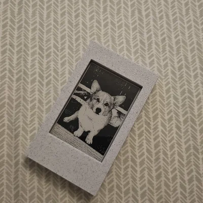 Khung ảnh kiểu Polaroid kèm chân chống cho màn hình E-ink NFC 2.7 inch