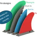 Sup fin - Mẫu vây gắn kiểu trượt (Slide-in) cho ván SUP - Thumbnail 1