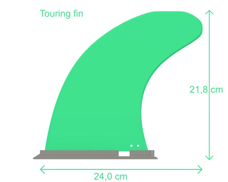 Sup fin - Mẫu vây gắn kiểu trượt (Slide-in) cho ván SUP - Image 2