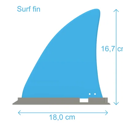 Sup fin - Mẫu vây gắn kiểu trượt (Slide-in) cho ván SUP