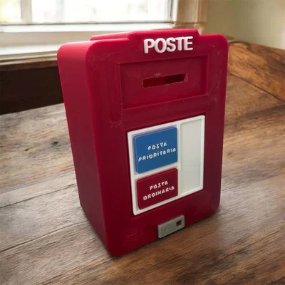 Ống heo hình thùng thư bưu điện Ý (Poste Italiane)