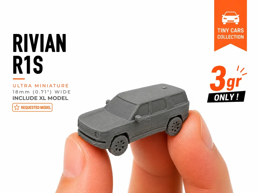 Mô hình Rivian R1S tí hon - Bộ sưu tập Mini Cars - Image 1