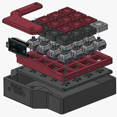 Macropad 4x4 (16 phím cơ học)