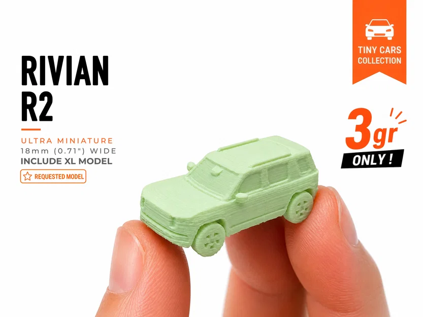 Tiny Rivian R2 - Bộ sưu tập xe mô hình tí hon - Image 1