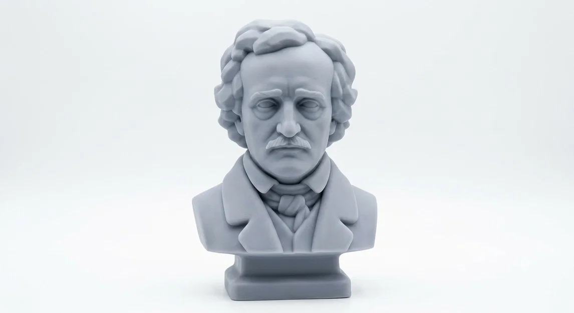 Tượng bán thân Edgar Allan Poe - Image 1