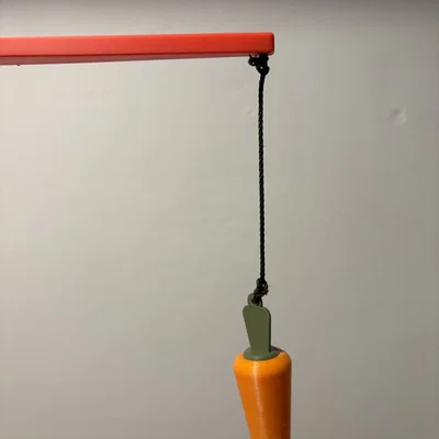 Phụ kiện nón hình củ cà rốt in 3D (Carrot Lure Cap Attachment)