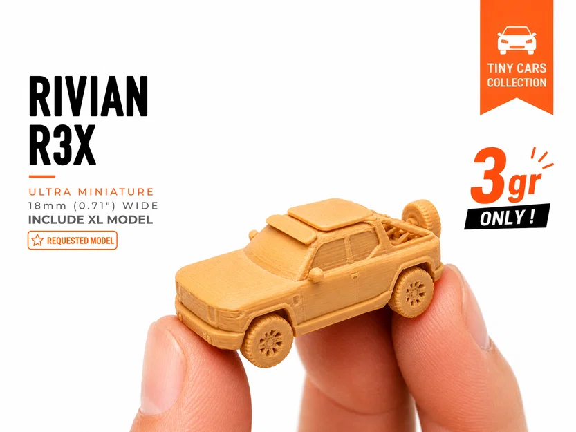Mô hình Tiny Rivian R3X - Bộ sưu tập Mini Cars - Image 1