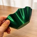 Bát trang trí 3D hiện đại thiết kế gợn sóng (Wavy Bowl) - Thumbnail 2