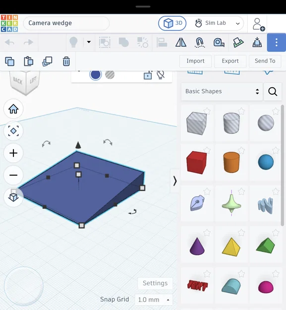 Miếng kê tạo góc nghiêng camera 3D (Camera Wedge) tiện lợi - Image 1