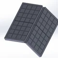 Bàn Cờ Vua Có Thể Gập Gọn, Khóa Nam Châm Kèm Ngăn Chứa - Thumbnail 2