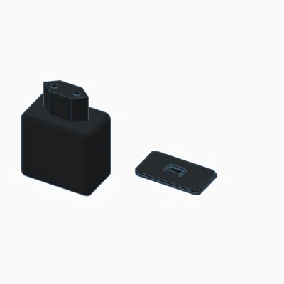 Mô hình 3D vỏ củ sạc nhanh Samsung Super Fast Charger