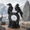 Cổng Rune Song Quạ (Twin Raven Rune Gate) - Tượng Decor Bắc Âu - Thumbnail 1