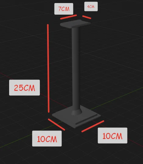 Giá treo tai nghe để bàn 3D - Thiết kế gọn gàng, tối giản cho game thủ - Image 1