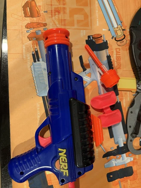 Bộ chuyển đổi nòng súng Nerf Sharp92 sang đạn Elite và giá giữ đạn - Image 2